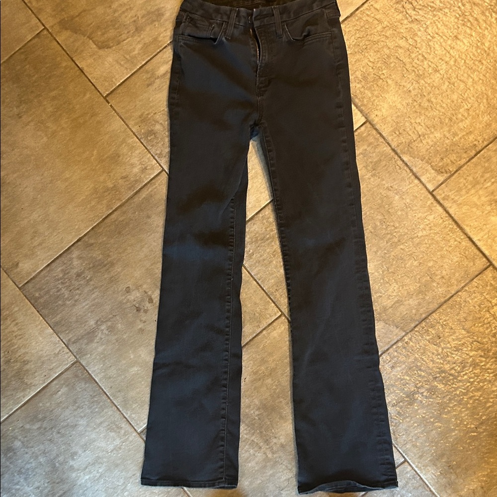 Joe's Jeans Black High Rise Honey Flare Women's Jeans Black Faded